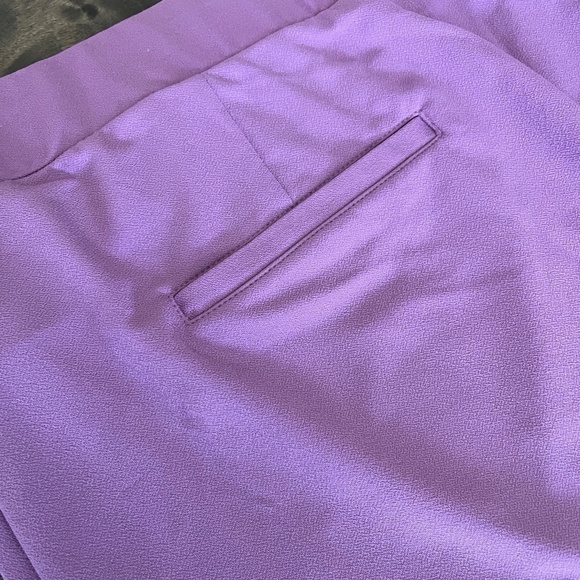NWOT Isaac Mizrahi LIVE Purple Pants 5X - Picture 7 of 8